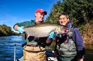 Fall fishing, Oregon Coast