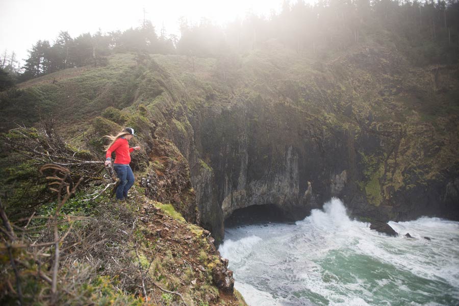 Cliff at Rockaway Beach, Oregon