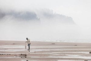 Clamming, Rockaway Beach, Oregon