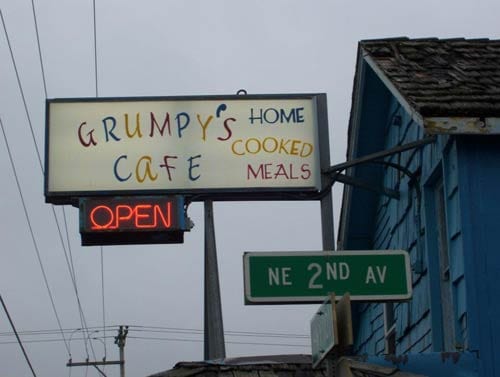 Grumpy's Cafe, Rockaway Beach, Oregon