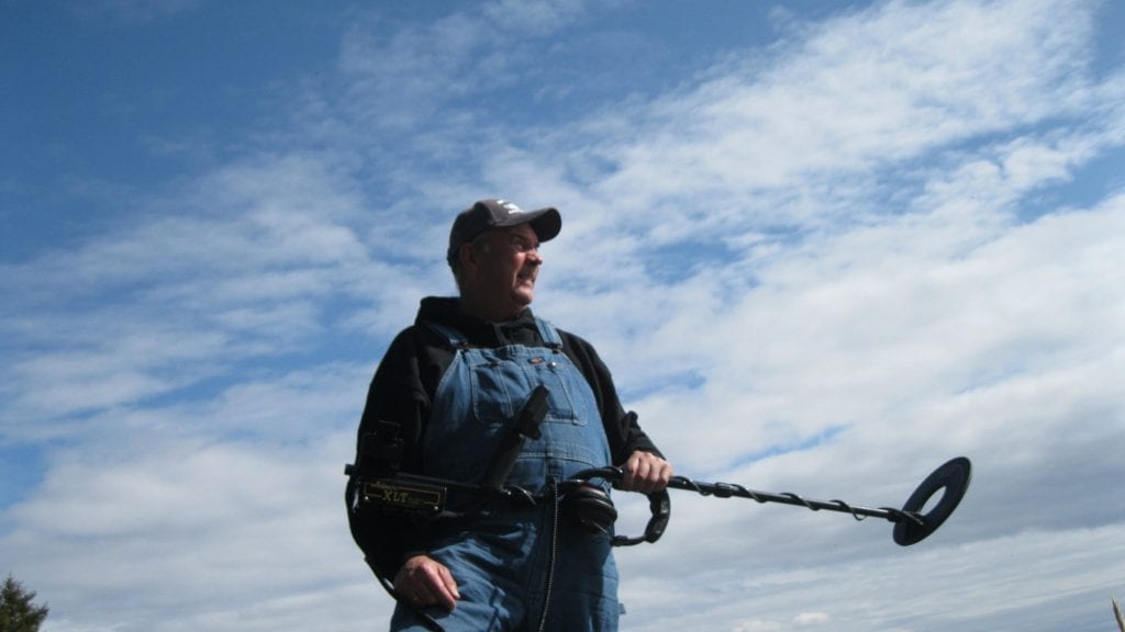 Metal detecting at Rockaway Beach, Oregon