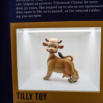 Toy cow named Tilly displayed at the Tillamook Creamery.